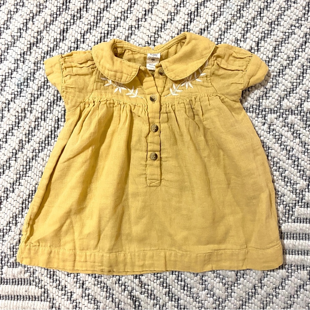 Kate Quinn Mustard Yellow Dress l Size 6-12 months